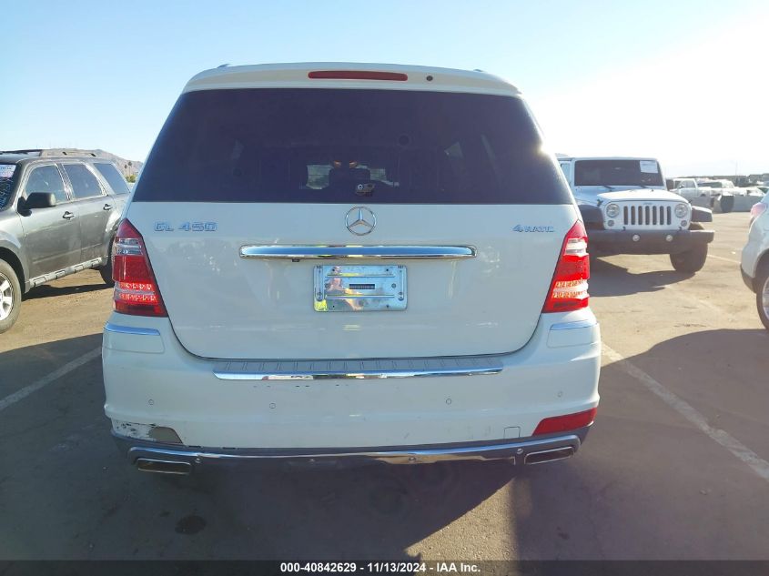 2012 Mercedes-Benz Gl 450 4Matic VIN: 4JGBF7BE0CA786708 Lot: 40842629