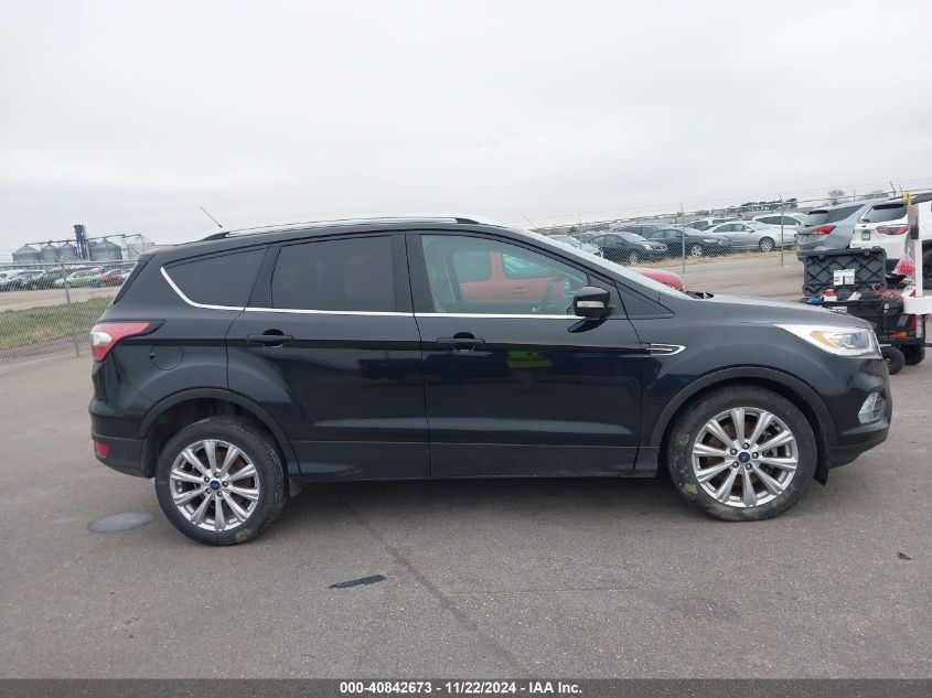 2017 Ford Escape Titanium VIN: 1FMCU9J97HUC20383 Lot: 40842673