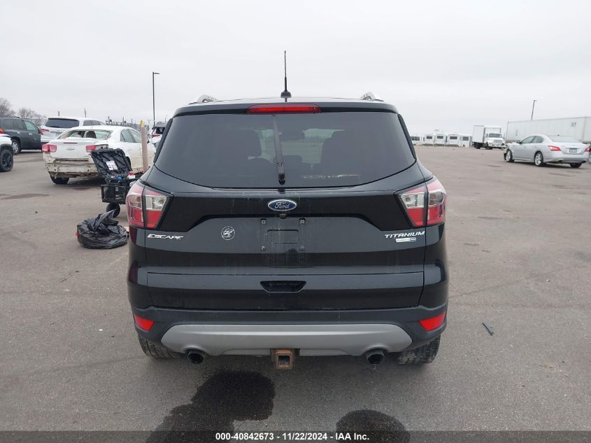 2017 Ford Escape Titanium VIN: 1FMCU9J97HUC20383 Lot: 40842673