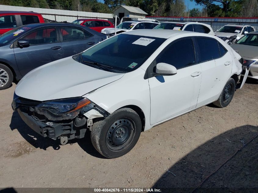 2018 Toyota Corolla Le VIN: 5YFBURHE0JP752855 Lot: 40842676