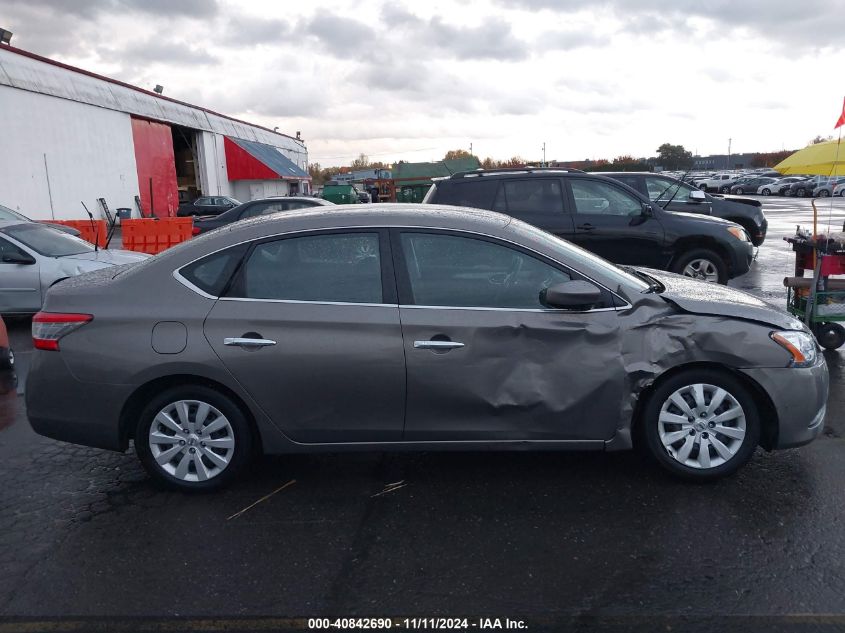 2015 Nissan Sentra Fe+ S/S/Sl/Sr/Sv VIN: 3N1AB7AP9FL651113 Lot: 40842690