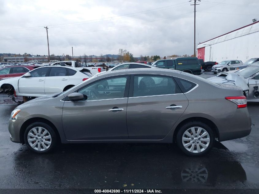 2015 Nissan Sentra Fe+ S/S/Sl/Sr/Sv VIN: 3N1AB7AP9FL651113 Lot: 40842690