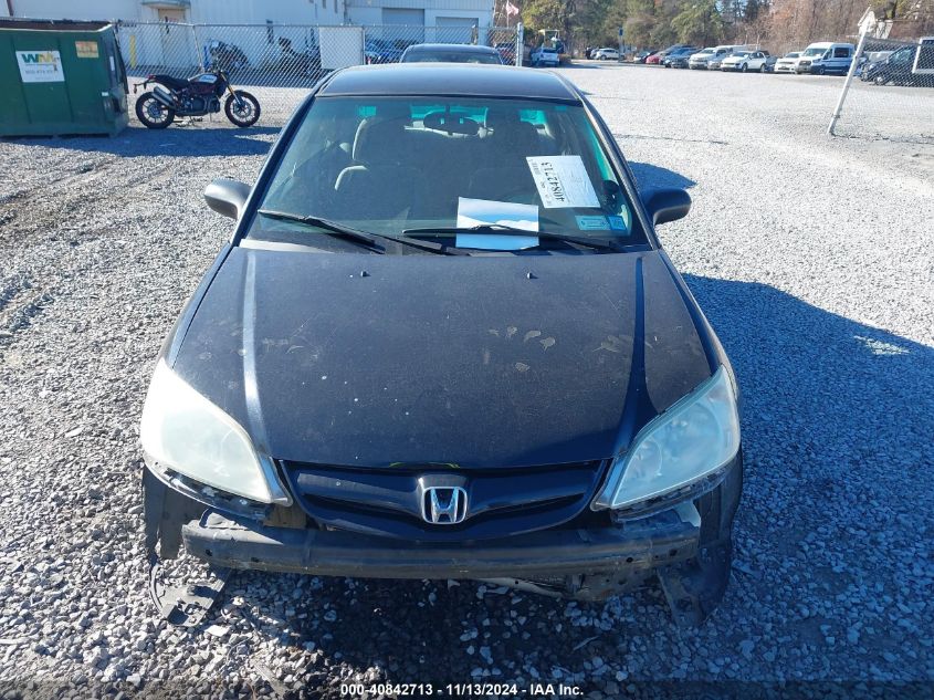 2004 Honda Civic Lx VIN: 2HGES16544H559479 Lot: 40842713