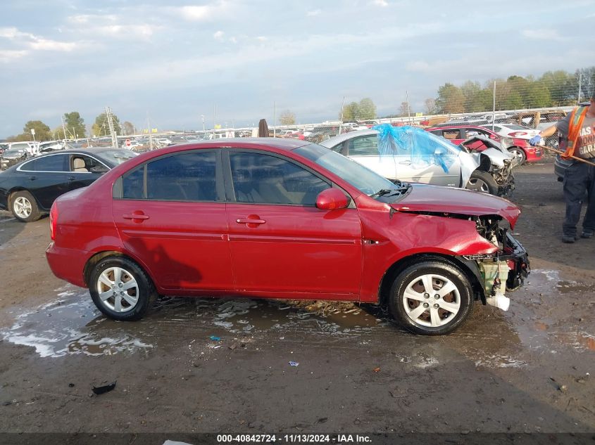 2009 Hyundai Accent Gls VIN: KMHCN46C89U290478 Lot: 40842724