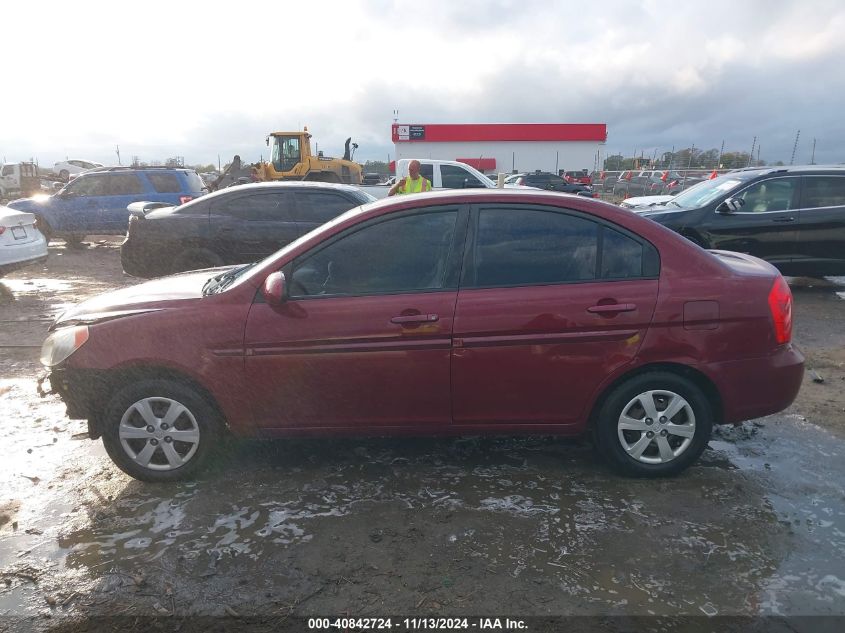 2009 Hyundai Accent Gls VIN: KMHCN46C89U290478 Lot: 40842724