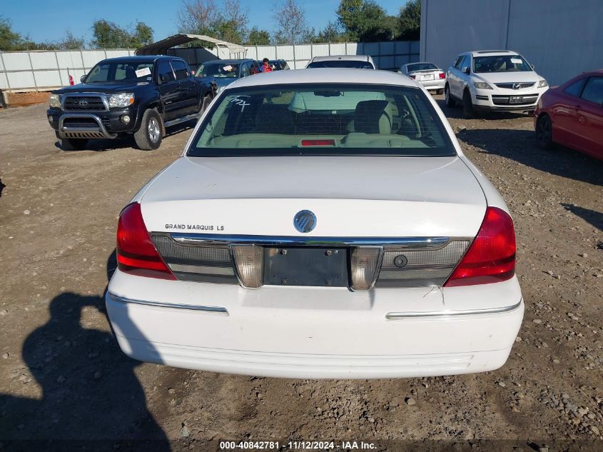 2011 Mercury Grand Marquis Ls (Fleet Only) VIN: 2MEBM7FV2BX602054 Lot: 40842781