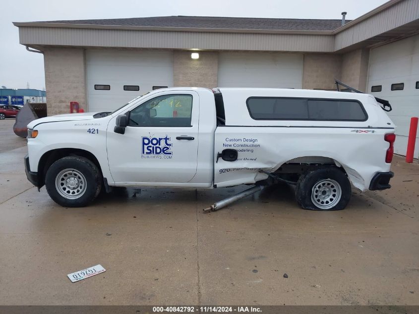 2022 Chevrolet Silverado 1500 Ltd 4Wd Long Bed Wt VIN: 3GCNYAEKXNG213801 Lot: 40842792