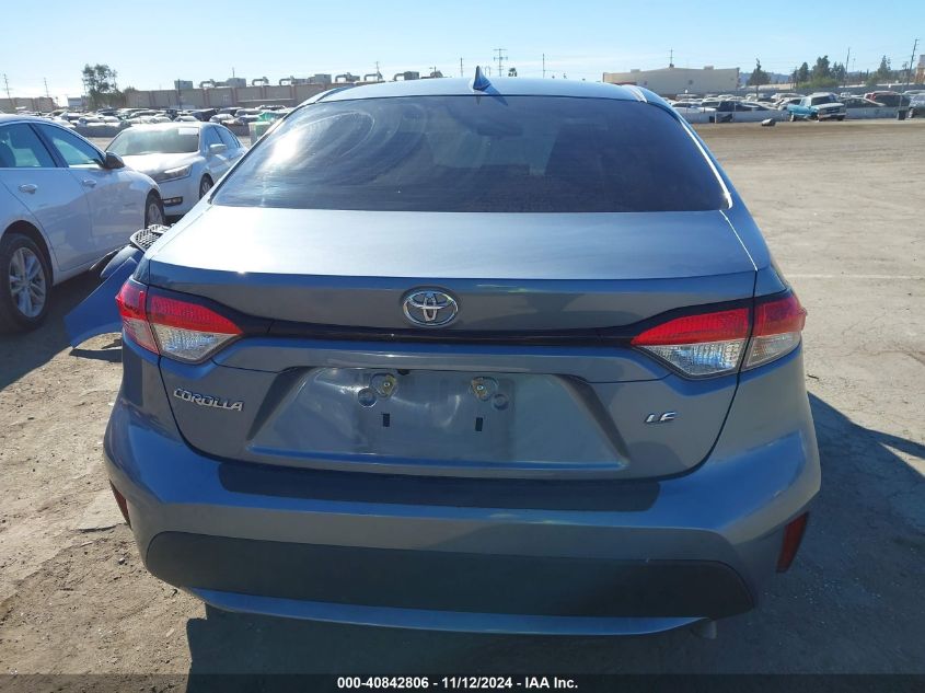 2022 Toyota Corolla Le VIN: JTDEPMAE4NJ214333 Lot: 40842806