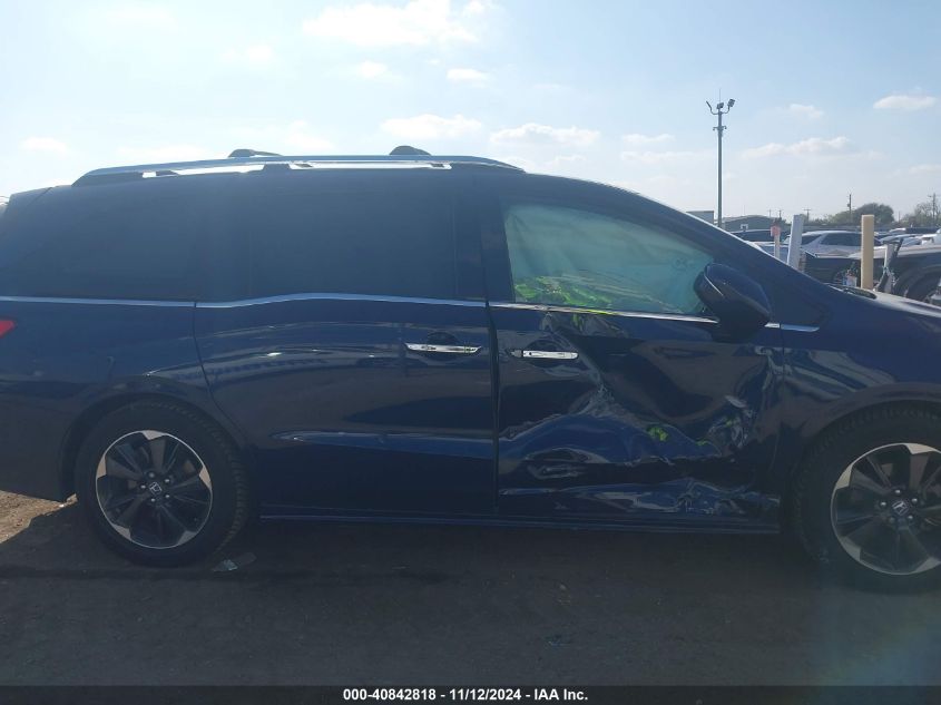 2022 Honda Odyssey Elite VIN: 5FNRL6H99NB017943 Lot: 40842818