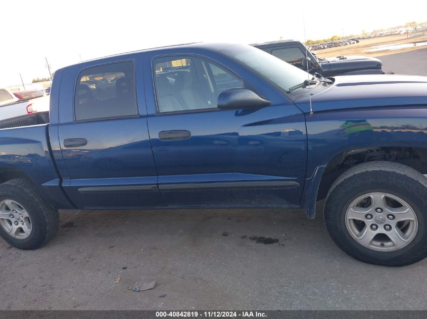 2006 Dodge Dakota Slt VIN: 1D7HE48K96S572236 Lot: 40842819