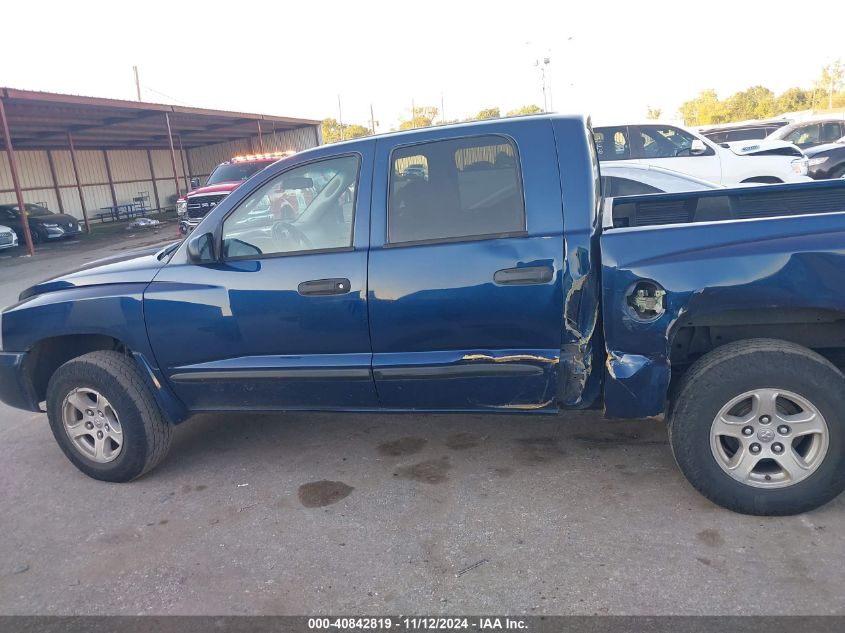 2006 Dodge Dakota Slt VIN: 1D7HE48K96S572236 Lot: 40842819