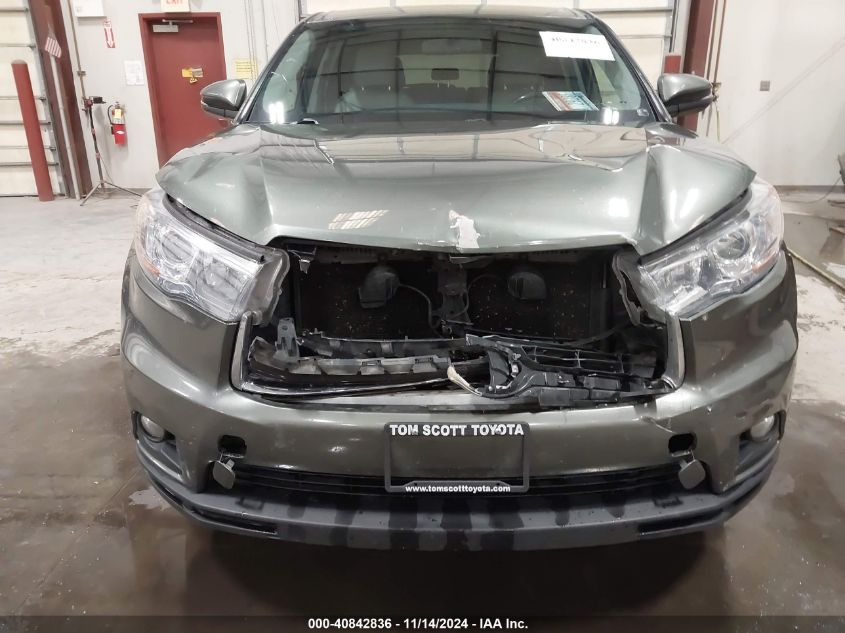 2015 Toyota Highlander Le Plus V6 VIN: 5TDBKRFH3FS118649 Lot: 40842836