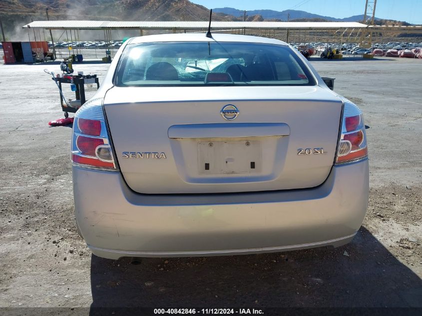 2007 Nissan Sentra 2.0Sl VIN: 3N1AB61E67L612392 Lot: 40842846