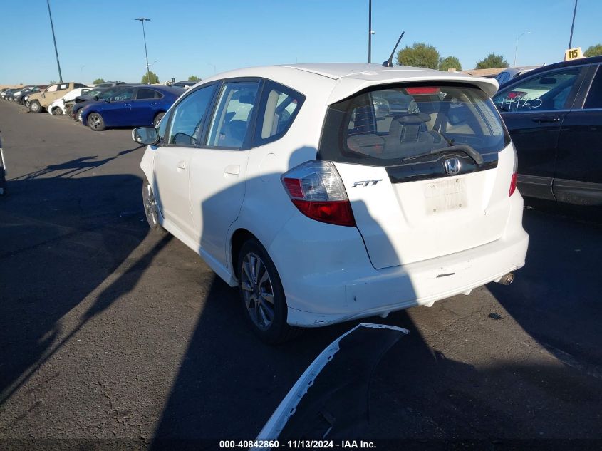 2012 Honda Fit Sport VIN: JHMGE8H58CC023753 Lot: 40842860