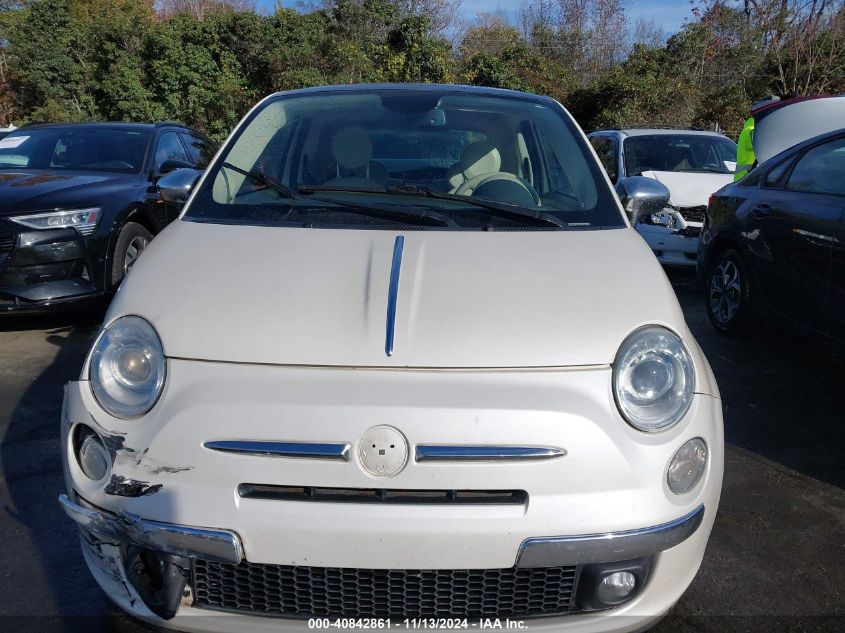 2015 Fiat 500 Lounge VIN: 3C3CFFCR5FT508246 Lot: 40842861