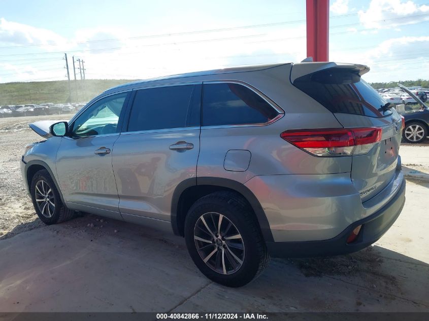 2018 Toyota Highlander Xle VIN: 5TDKZRFH0JS537045 Lot: 40842866