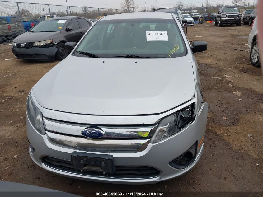 2012 Ford Fusion S VIN: 3FAHP0GA0CR275035 Lot: 40842869