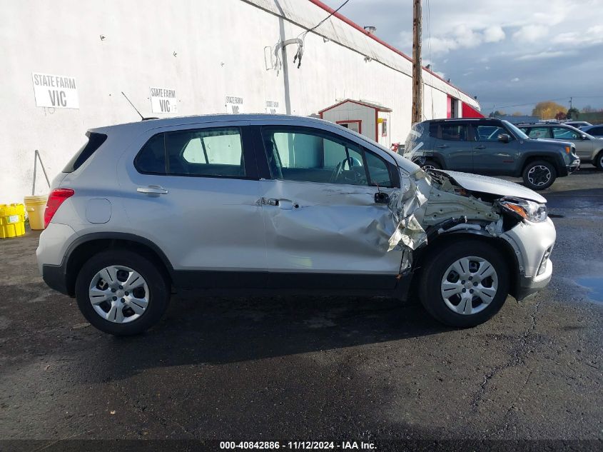 2018 Chevrolet Trax Ls VIN: 3GNCJKSB3JL418469 Lot: 40842886