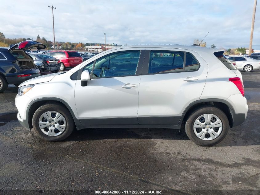 2018 Chevrolet Trax Ls VIN: 3GNCJKSB3JL418469 Lot: 40842886