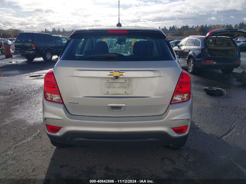 2018 Chevrolet Trax Ls VIN: 3GNCJKSB3JL418469 Lot: 40842886