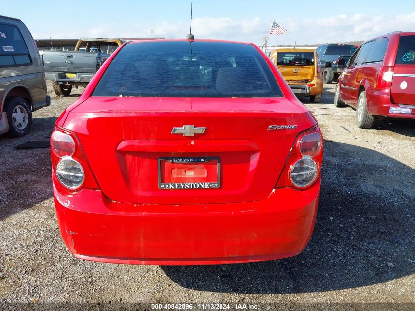 2015 Chevrolet Sonic Ls Auto VIN: 1G1JA5SH2F4138408 Lot: 40842896