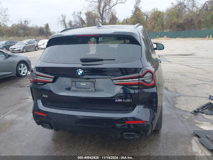 2023 BMW X3 M40I VIN: 5UX83DP07P9P81076 Lot: 40842928