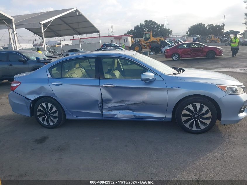 2017 Honda Accord Hybrid Ex-L VIN: JHMCR6F51HC024583 Lot: 40842932