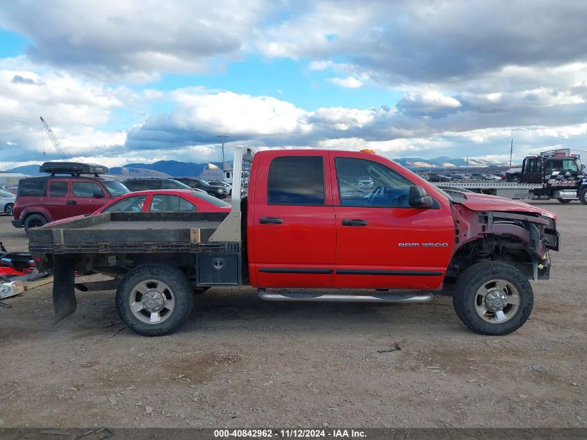 2005 Dodge Ram 3500 Slt/Laramie VIN: 3D7LS38C35G825725 Lot: 40842962