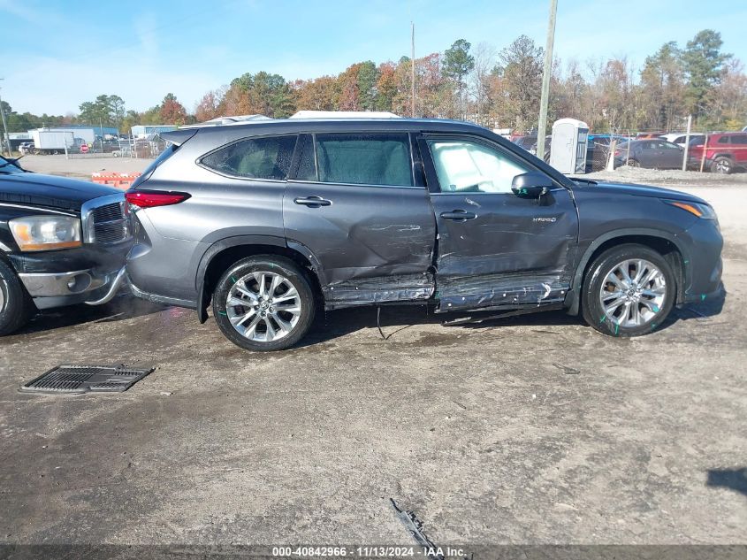 2021 Toyota Highlander Hybrid Limited VIN: 5TDXBRCHXMS021200 Lot: 40842966