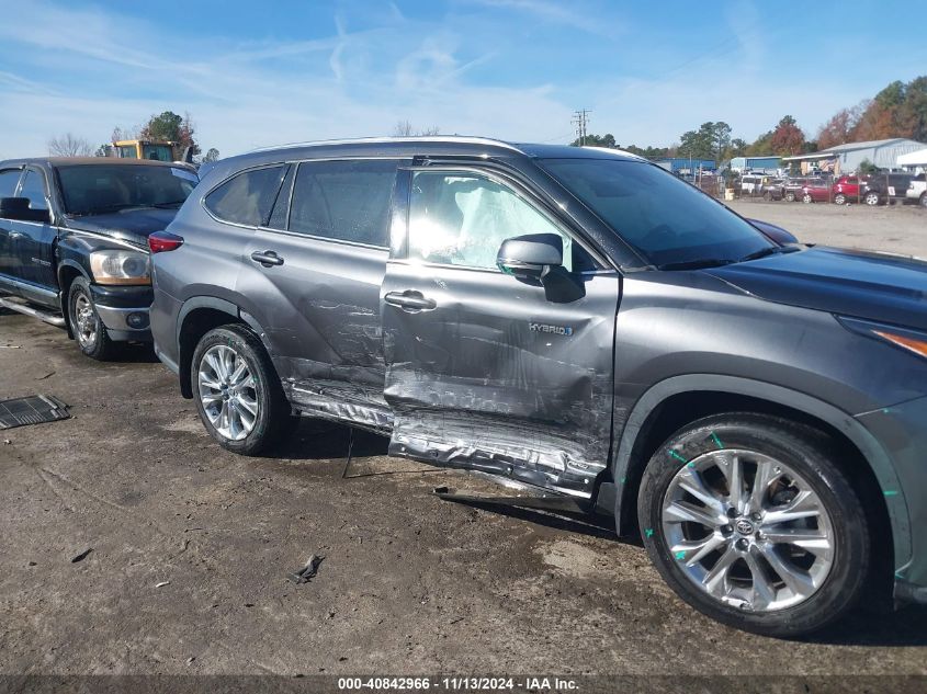 2021 TOYOTA HIGHLANDER HYBRID LIMITED - 5TDXBRCHXMS021200