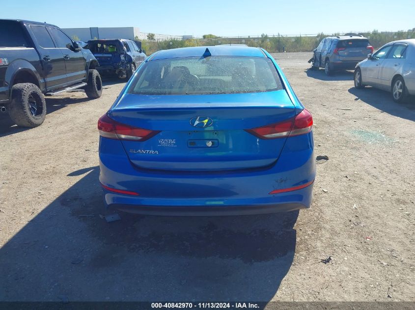 2018 Hyundai Elantra Sel VIN: 5NPD84LF8JH252696 Lot: 40842970