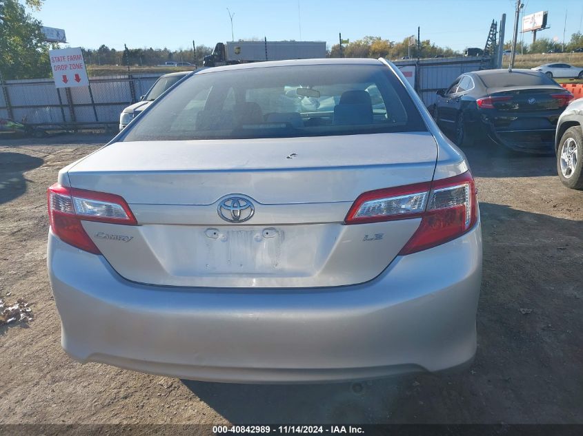 2013 Toyota Camry Le VIN: 4T4BF1FKXDR307570 Lot: 40842989