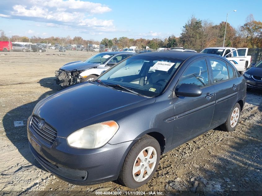 2009 Hyundai Accent Gls VIN: KMHCN46C69U341847 Lot: 40843000