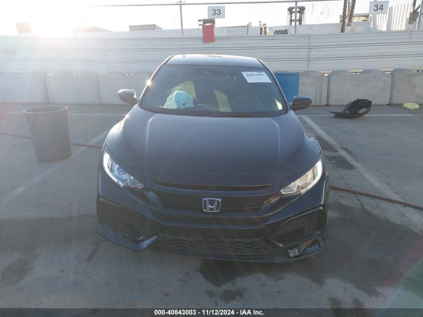 2019 Honda Civic Lx VIN: SHHFK7H37KU423074 Lot: 40843003