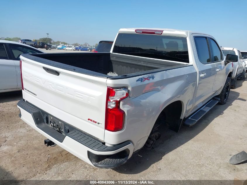 2021 Chevrolet Silverado 1500 4Wd Short Bed Rst VIN: 3GCUYEET6MG417098 Lot: 40843006