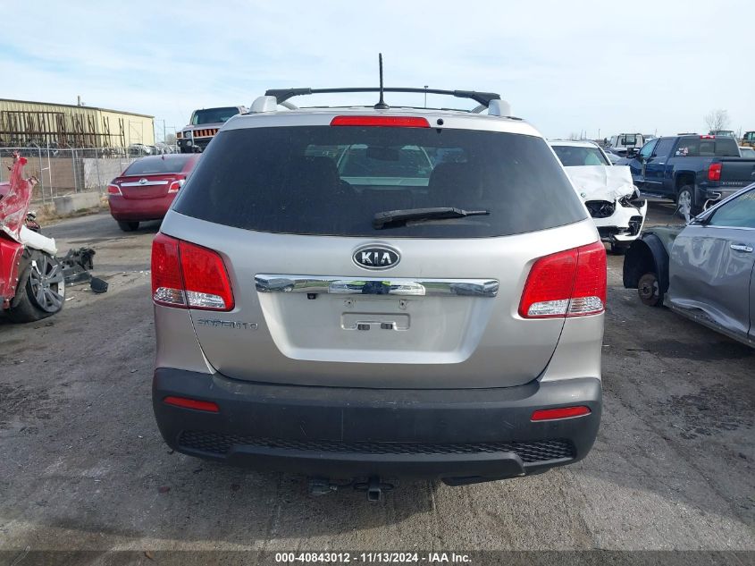 2012 Kia Sorento Lx VIN: 5XYKT3A68CG302140 Lot: 40843012