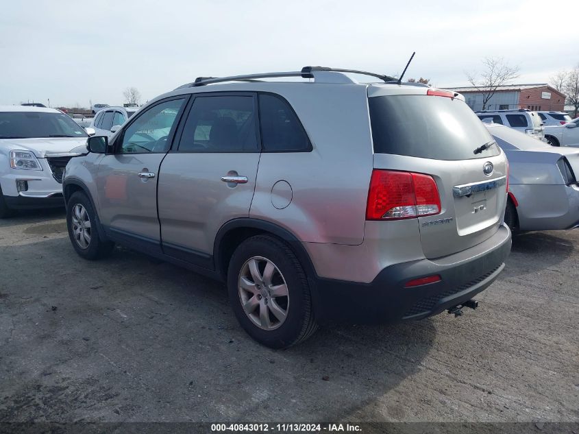 2012 Kia Sorento Lx VIN: 5XYKT3A68CG302140 Lot: 40843012