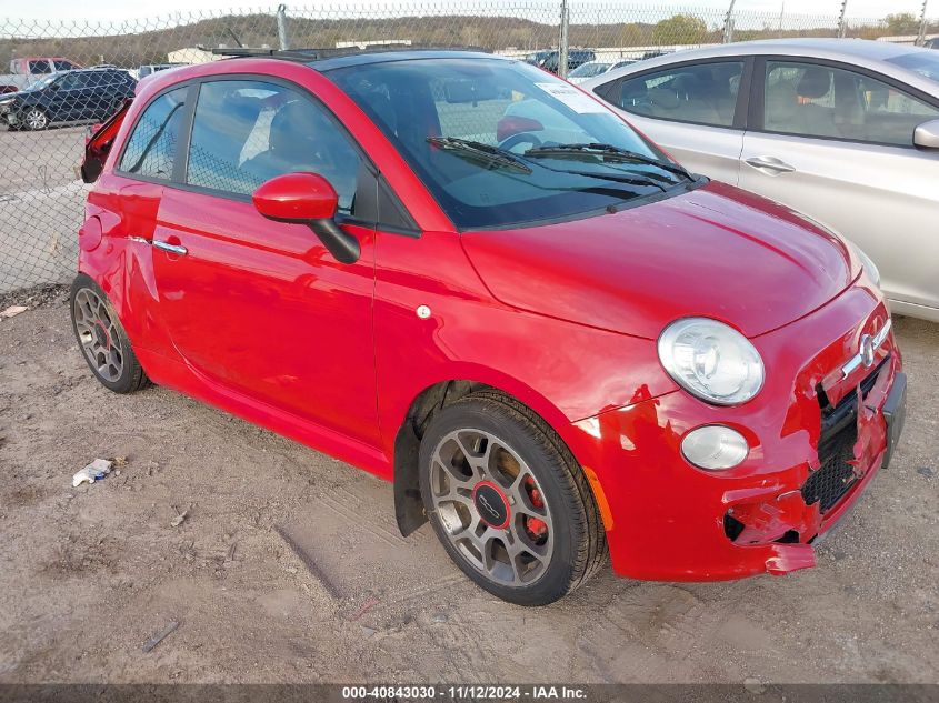 2012 Fiat 500 Sport VIN: 3C3CFFBR7CT369718 Lot: 40843030