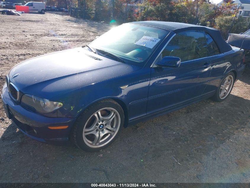 2004 BMW 330Ci VIN: WBABW53454PL46347 Lot: 40843043