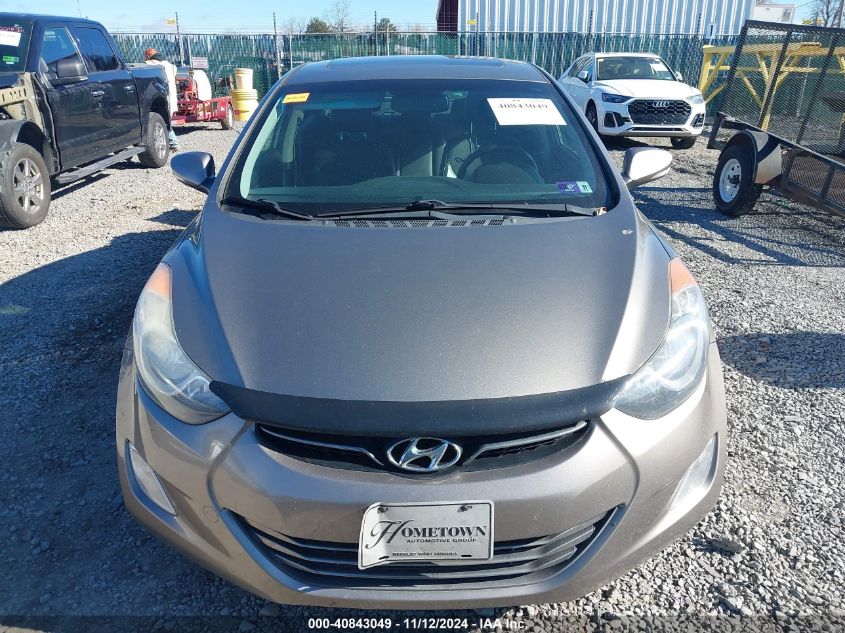 2013 Hyundai Elantra Limited VIN: 5NPDH4AE6DH224863 Lot: 40843049