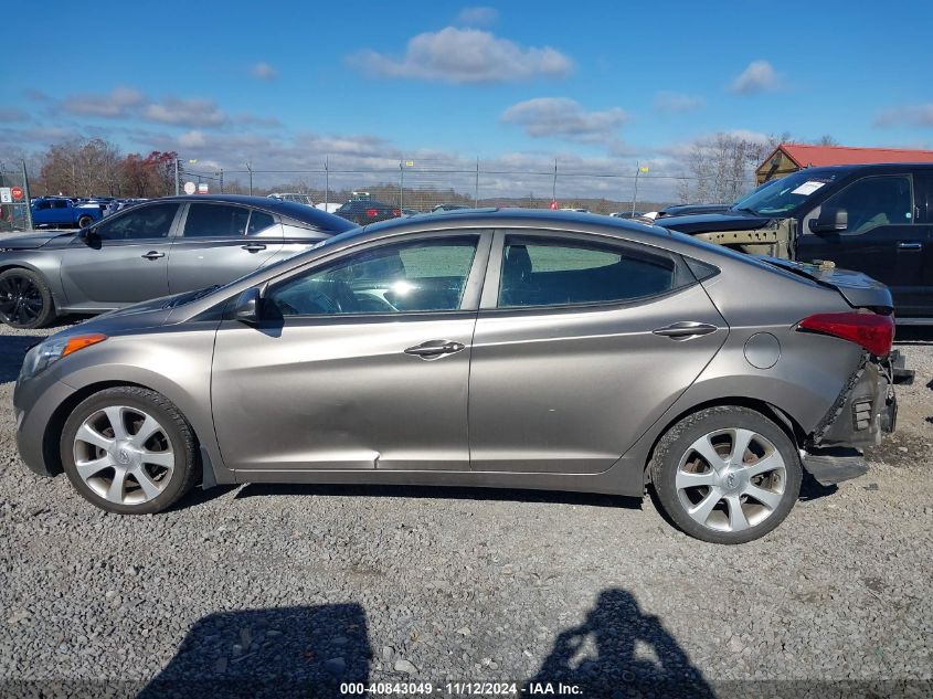 2013 Hyundai Elantra Limited VIN: 5NPDH4AE6DH224863 Lot: 40843049