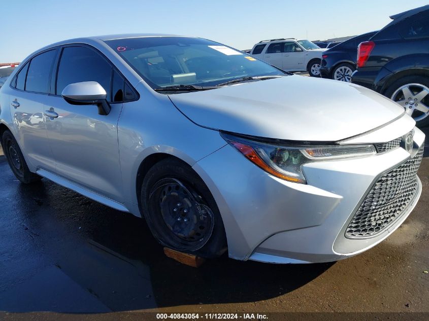 2020 Toyota Corolla Le VIN: JTDEPRAE1LJ087650 Lot: 40843054