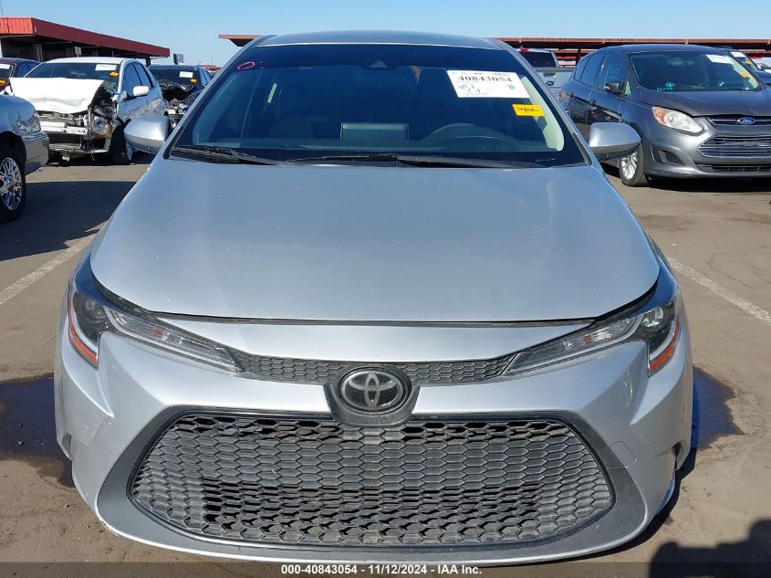 2020 Toyota Corolla Le VIN: JTDEPRAE1LJ087650 Lot: 40843054