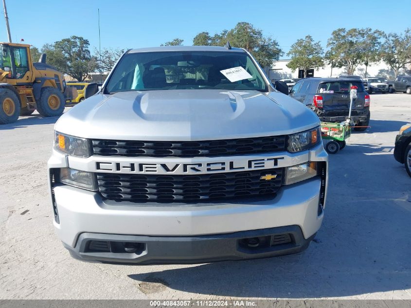 2020 Chevrolet Silverado 1500 2Wd Short Bed Custom VIN: 3GCPWBEH6LG157359 Lot: 40843057