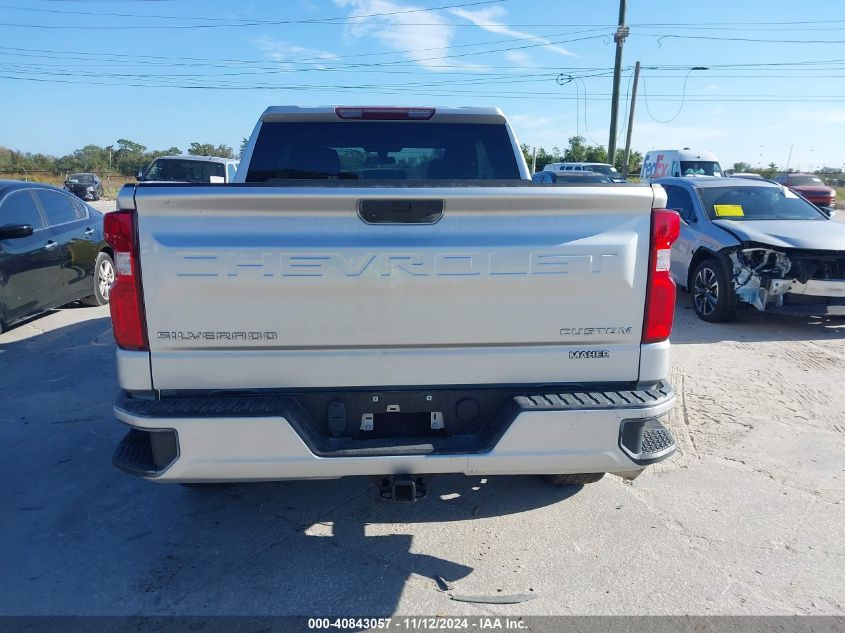 2020 Chevrolet Silverado 1500 2Wd Short Bed Custom VIN: 3GCPWBEH6LG157359 Lot: 40843057