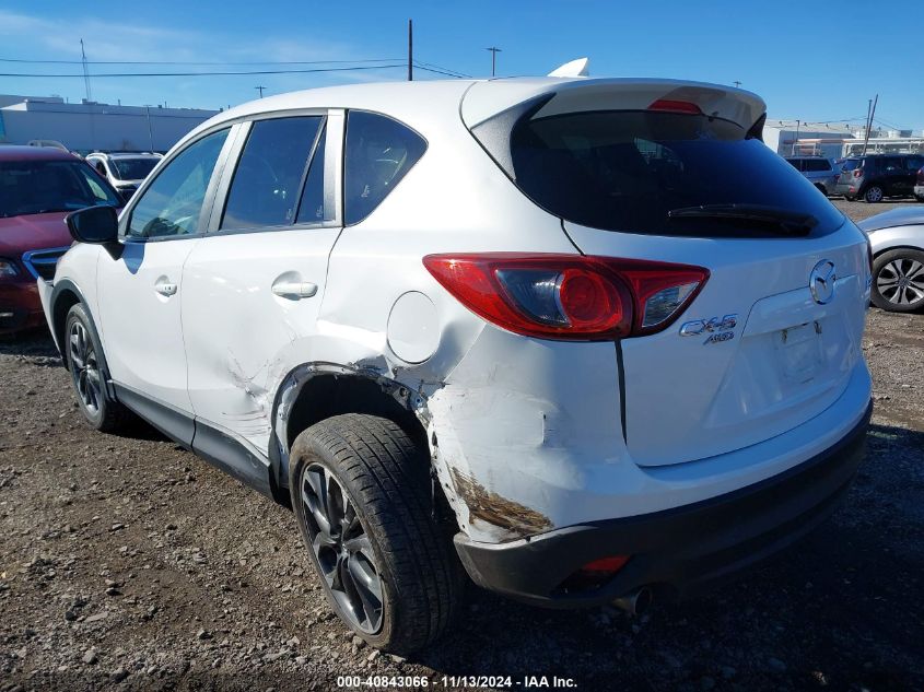 2016 Mazda Cx-5 Grand Touring VIN: JM3KE4DY3G0832533 Lot: 40843066