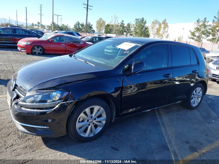 2021 Volkswagen Golf 1.4T Tsi VIN: 3VWG57AU1MM000633 Lot: 40843096