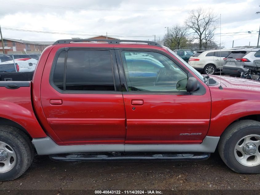 2001 Ford Explorer Sport Trac VIN: 1FMZU67EX1UC84274 Lot: 40843122