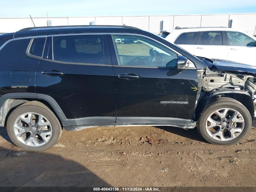 2018 Jeep Compass Limited 4X4 VIN: 3C4NJDCB4JT501582 Lot: 40843136