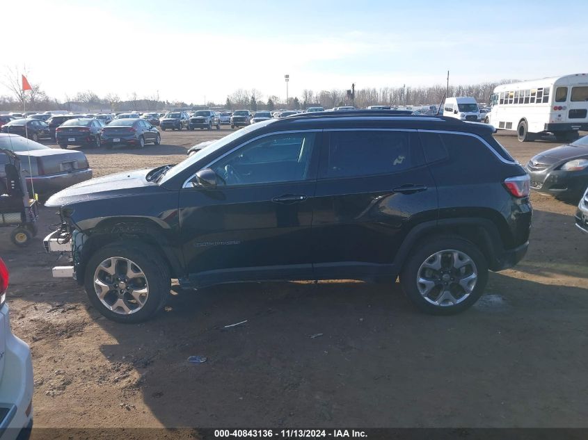 2018 Jeep Compass Limited 4X4 VIN: 3C4NJDCB4JT501582 Lot: 40843136